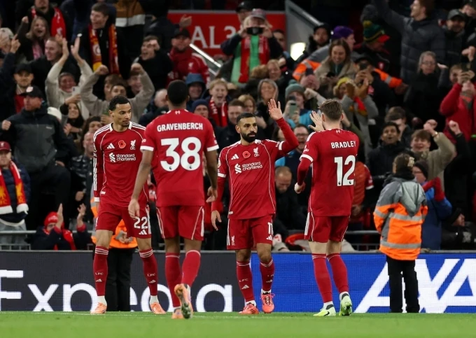 Liverpool ngắt mạch thua tại Ngoại hạng Anh