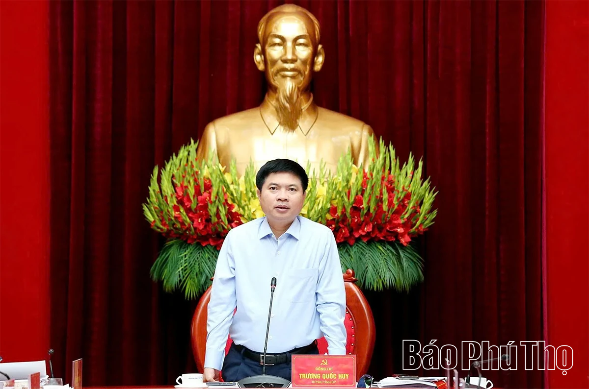 Thường trực Tỉnh ủy họp cho ý kiến một số nội dung quan trọng