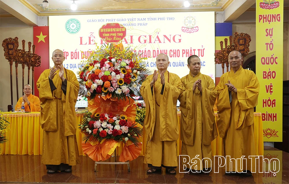 Khai giảng lớp bồi dưỡng giáo lý Phật giáo dành cho phật tử