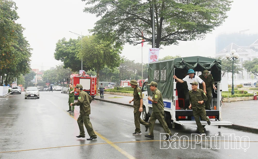Hợp luyện phương án chữa cháy và cứu nạn, cứu hộ cấp tỉnh năm 2025