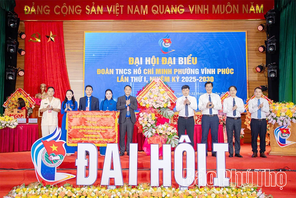 Đại hội đại biểu Đoàn Thanh niên phường Vĩnh Phúc lần thứ I, nhiệm kỳ 2025-2030