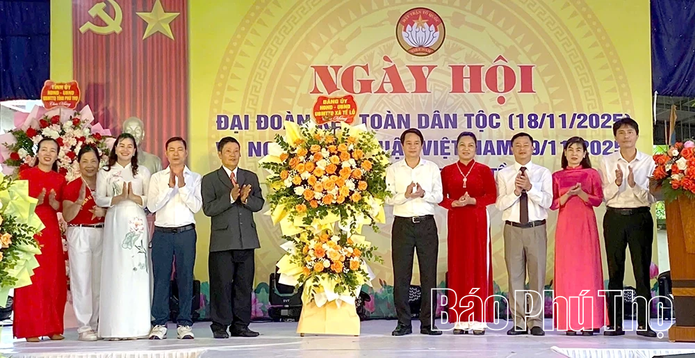 Ngày Hội Đại đoàn kết toàn dân tại thôn Lạc Trung, xã Tề Lỗ