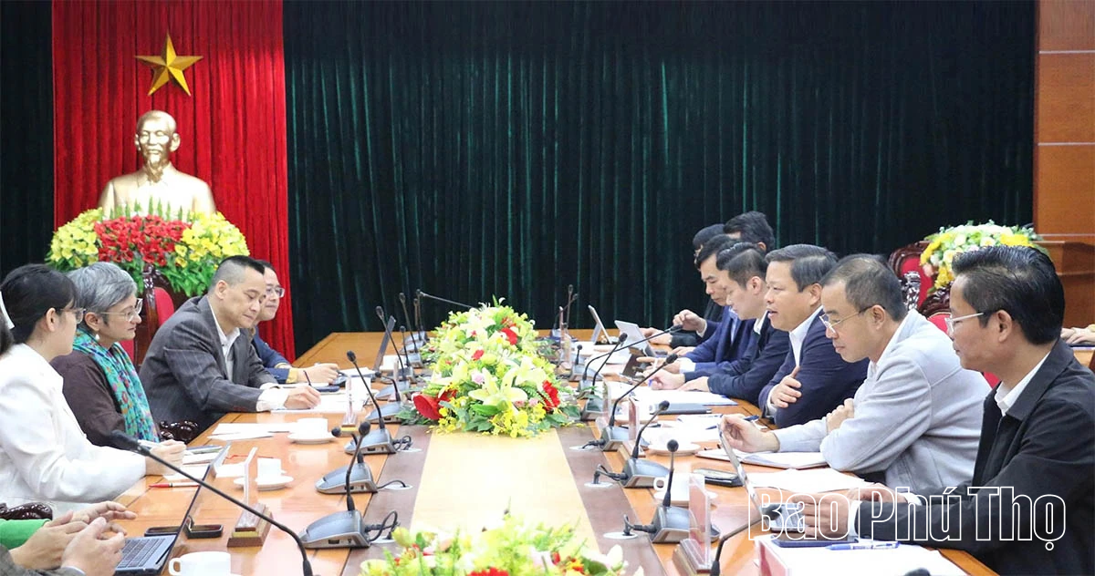 Đoàn công tác Ngân hàng phát triển Châu Á (ADB) thăm và làm việc tại tỉnh