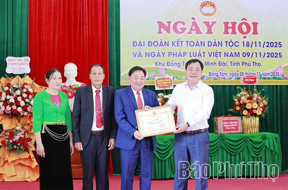 Ngày hội đại đoàn kết toàn dân tộc khu dân cư khu Đồng Tâm, xã Minh Đài