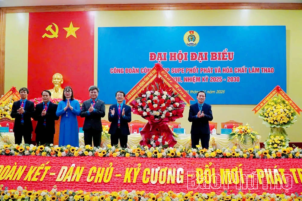 Đại hội Công đoàn Công ty cổ phần Supe phốt phát và Hóa chất Lâm Thao