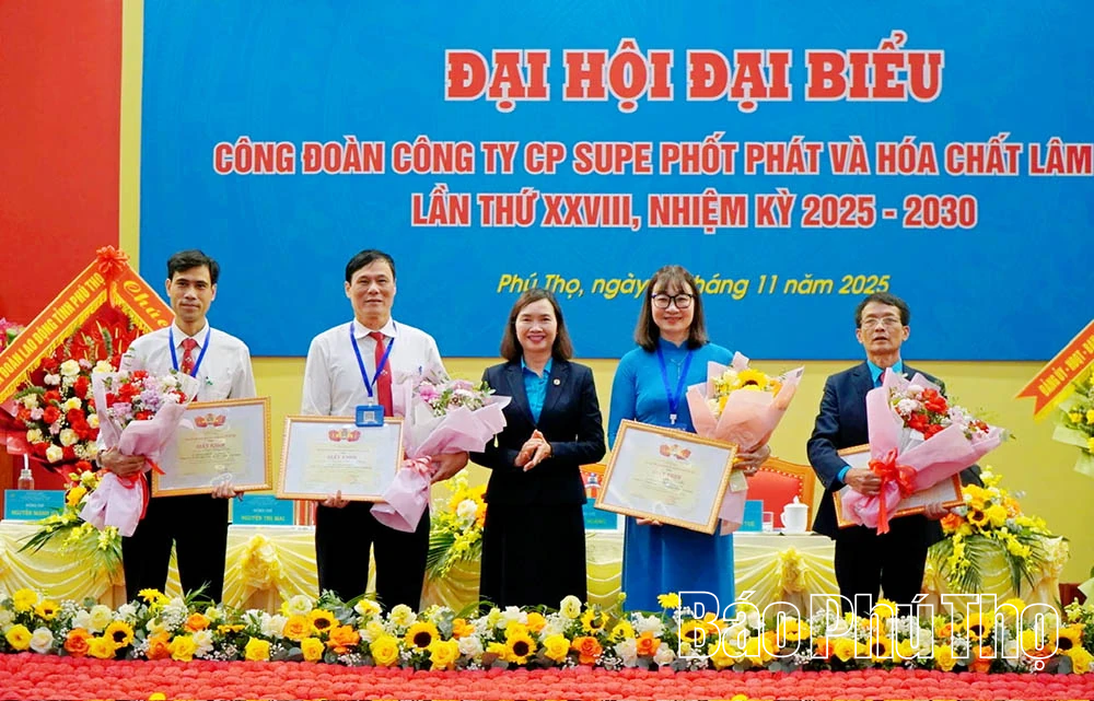 Đại hội Công đoàn Công ty cổ phần Supe phốt phát và Hóa chất Lâm Thao