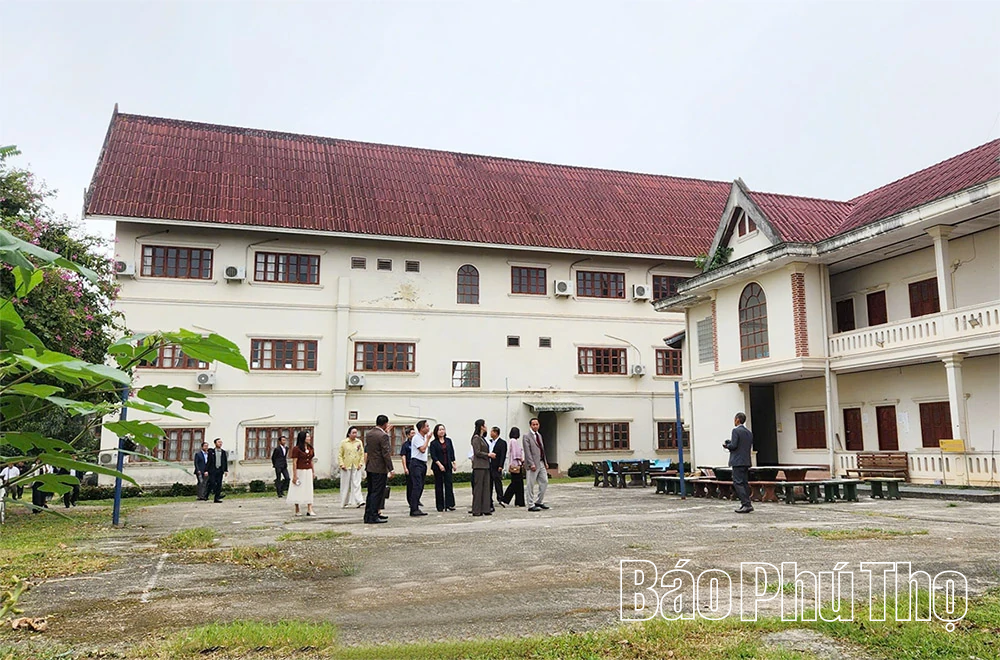 Đoàn công tác của tỉnh Phú Thọ khảo sát thực tế tại Lào