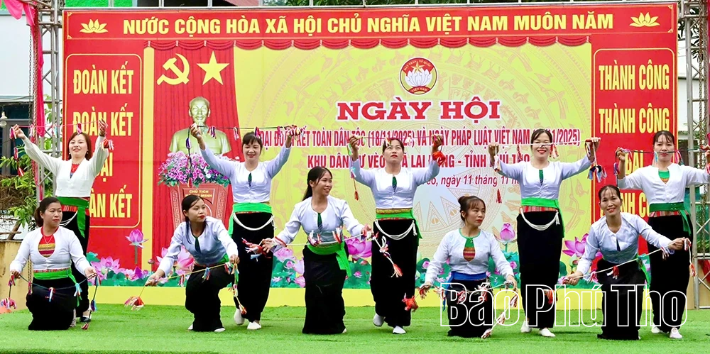 Ngày hội Đại đoàn kết khu Vèo, xã Lai Đồng