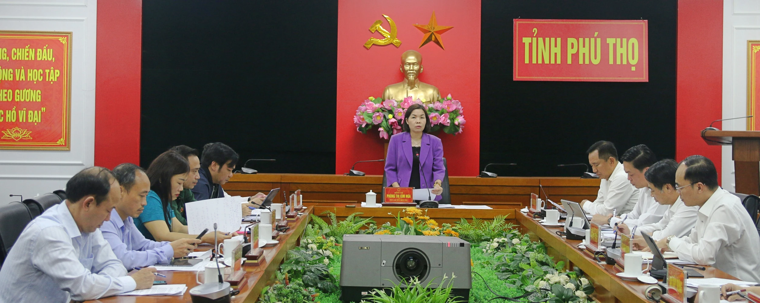 Phó Chủ tịch UBND tỉnh Phùng Thị Kim Nga: Hoàn thiện quy hoạch ngành Công Thương bảo đảm tính khả thi, phù hợp định hướng phát triển của tỉnh