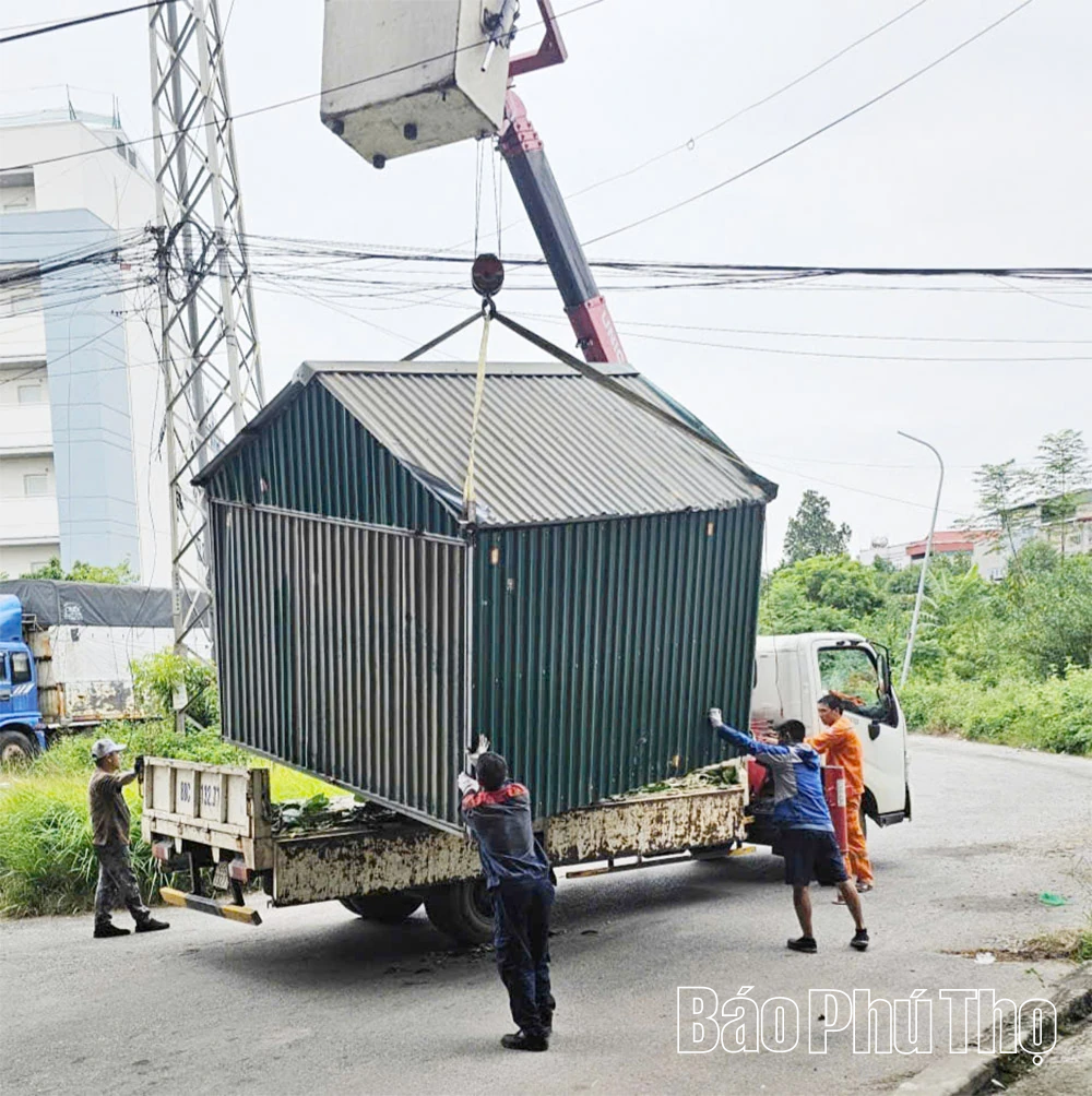 Đảm bảo trật tự đô thị, xây dựng phường văn minh