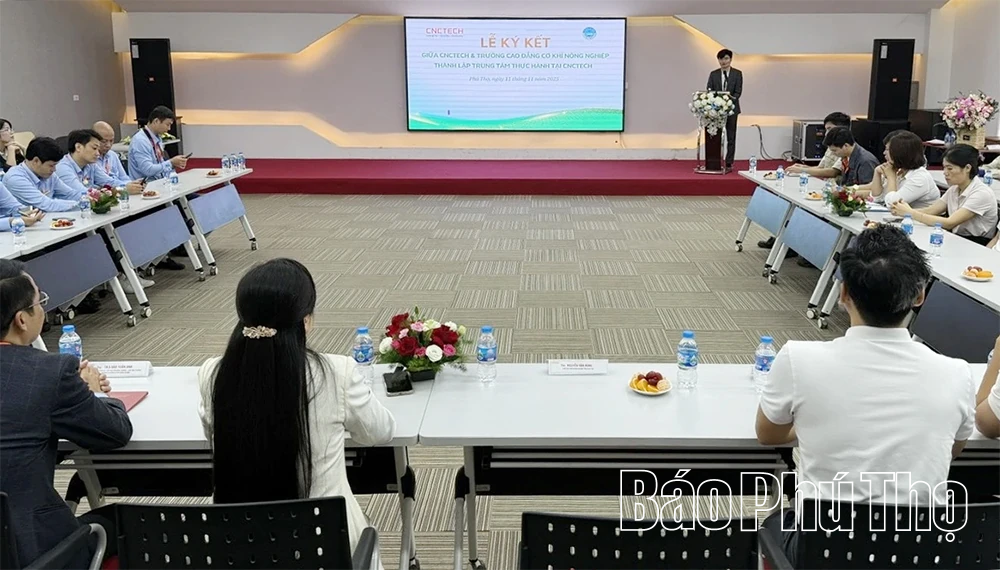 CNCTech và Trường Cao đẳng Cơ khí Nông nghiệp hợp tác đào tạo nguồn nhân lực công nghệ cao