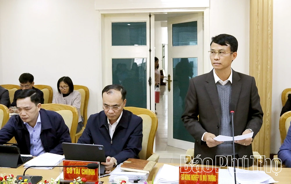 Ban Kinh tế - Ngân sách, HĐND tỉnh thẩm tra các dự thảo nghị quyết