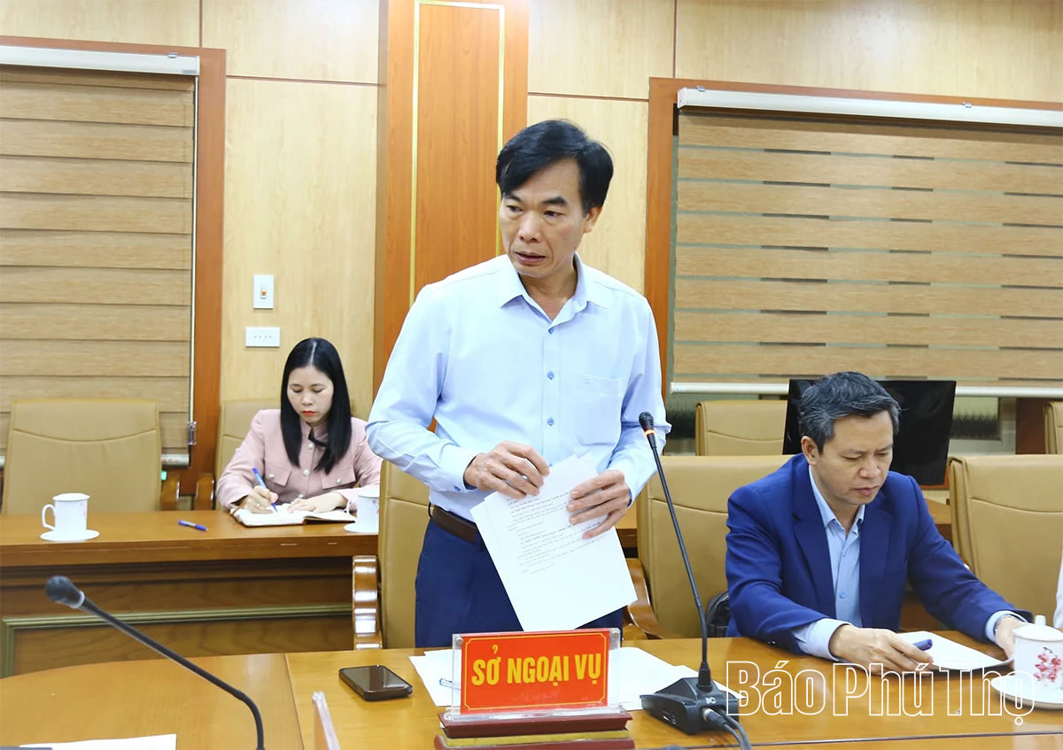 Thống nhất nội dung các hoạt động đối ngoại nhân kỷ niệm 80 năm thành lập ngành Ngoại giao Việt Nam