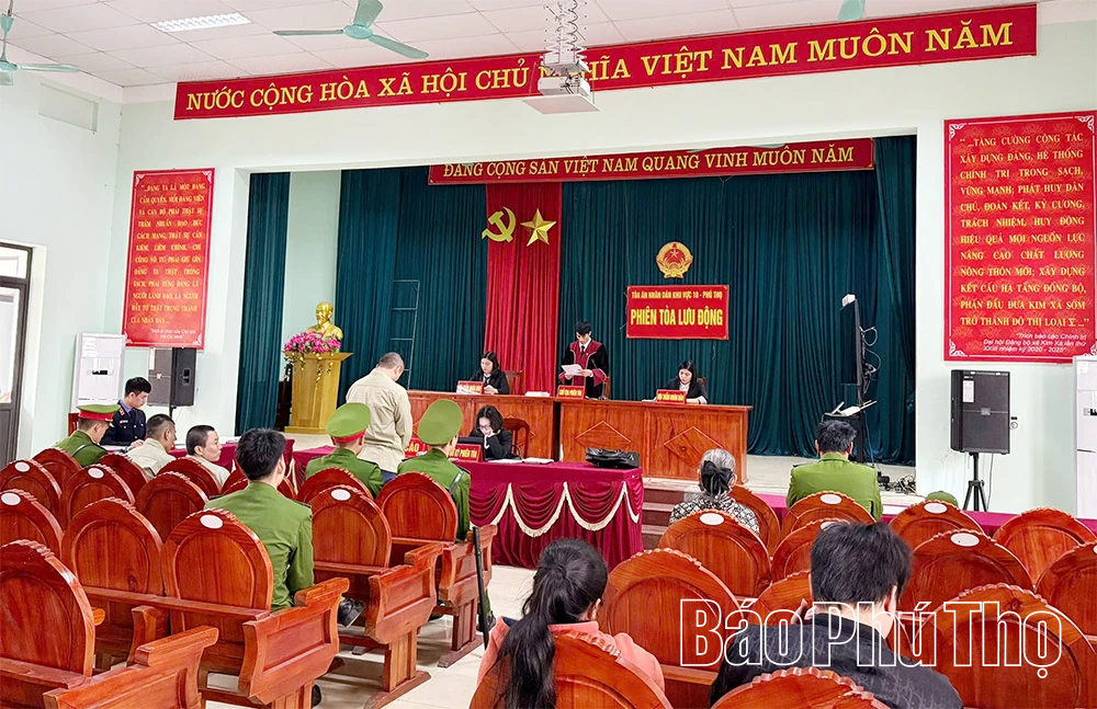 TAND khu vực 10: Xét xử lưu động các vụ án về ma tuý