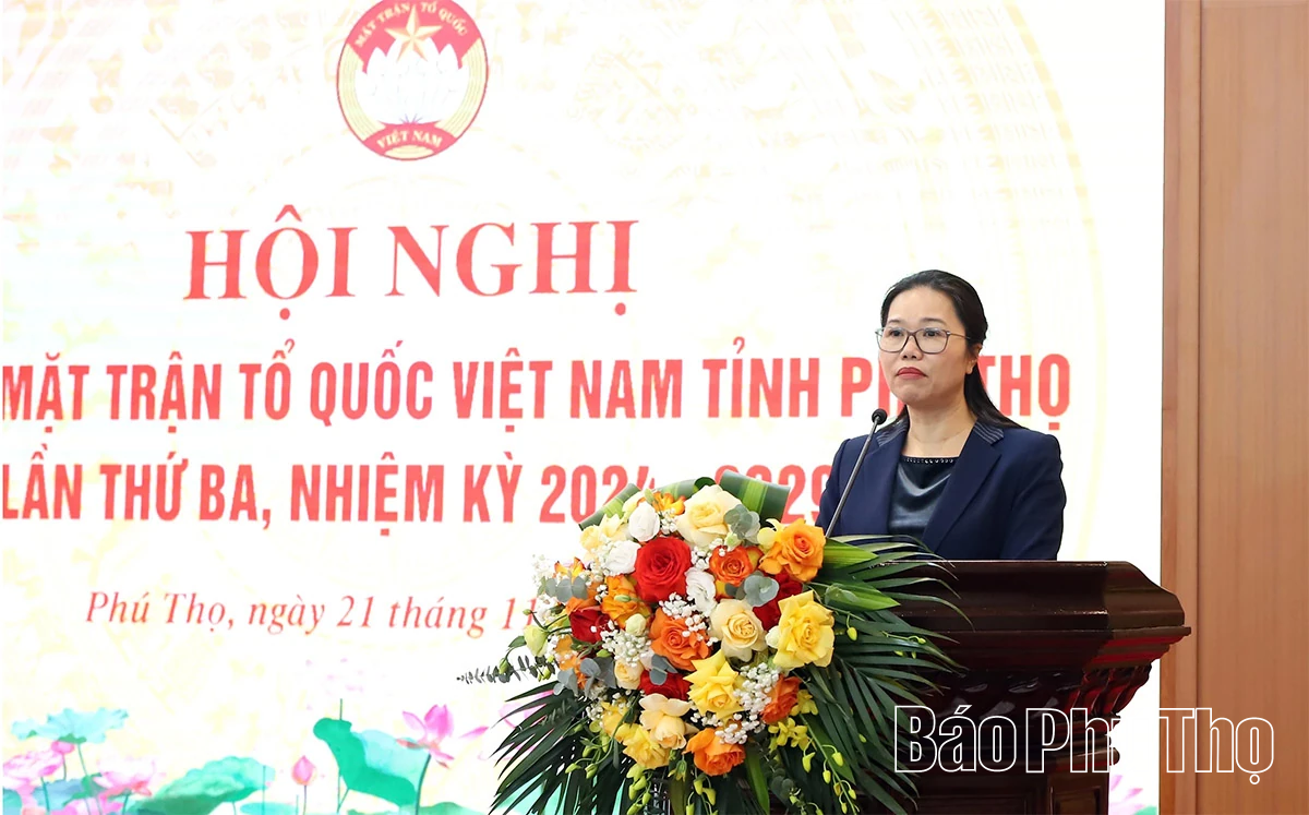 Phó Bí thư Tỉnh ủy Bùi Thị Minh được hiệp thương cử giữ chức Chủ tịch Ủy ban MTTQ tỉnh