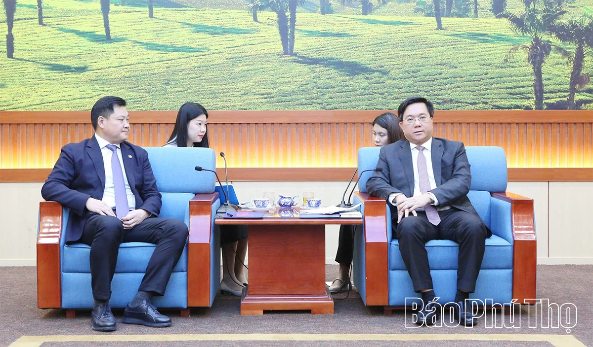 Chủ tịch UBND tỉnh Trần Duy Đông làm việc với Tập đoàn Xây dựng Thái Bình Dương