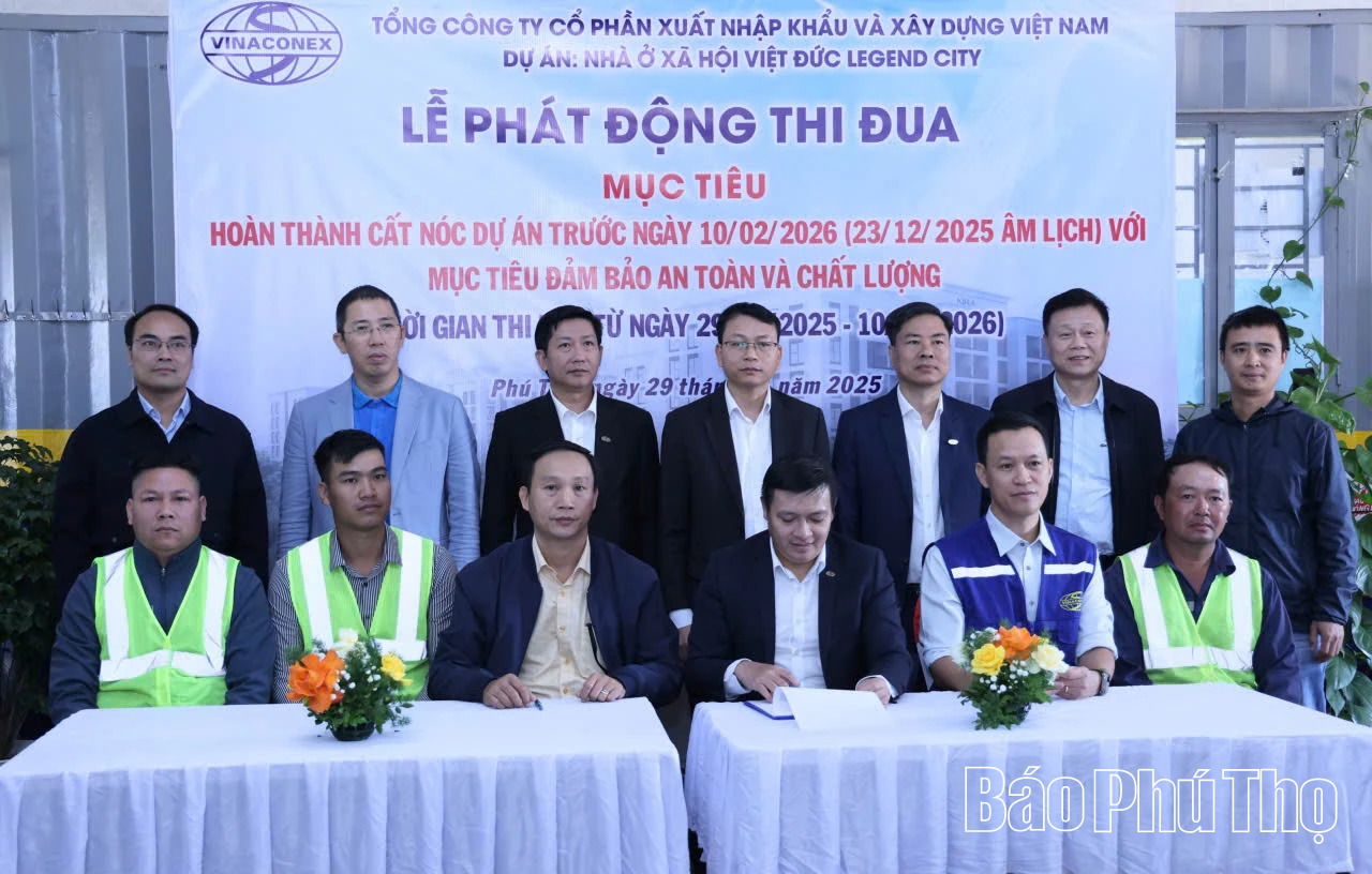 Phát động thi đua hoàn thành cất nóc Dự án nhà ở xã hội Kira Home