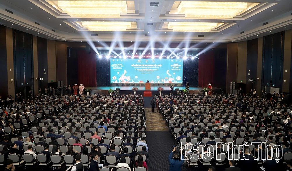 Chủ tịch UBND tỉnh Phú Thọ Trần Duy Đông dự Diễn đàn hợp tác địa phương Việt – Nhật