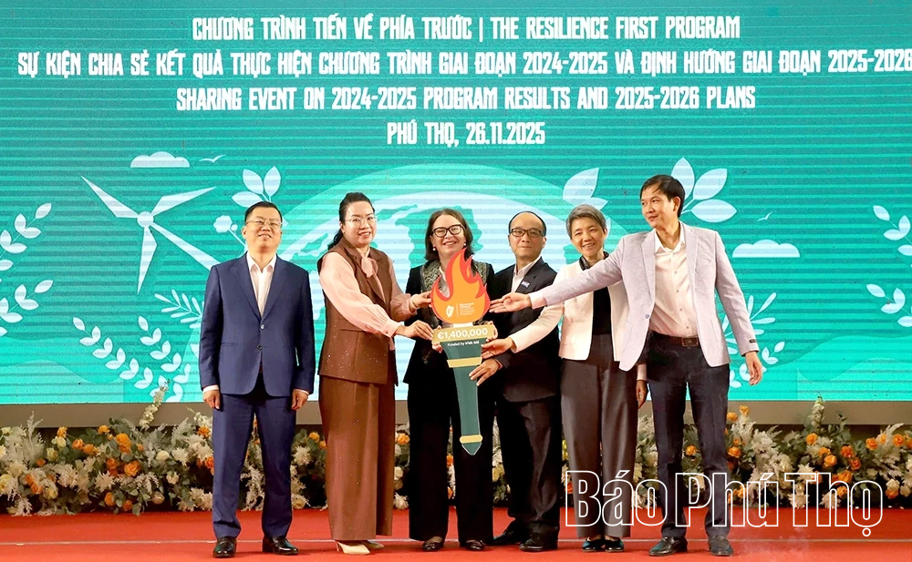 Tài trợ 1,4 triệu Euro cho chương trình “Tiến Về Phía Trước” tại Việt Nam và tỉnh Phú Thọ