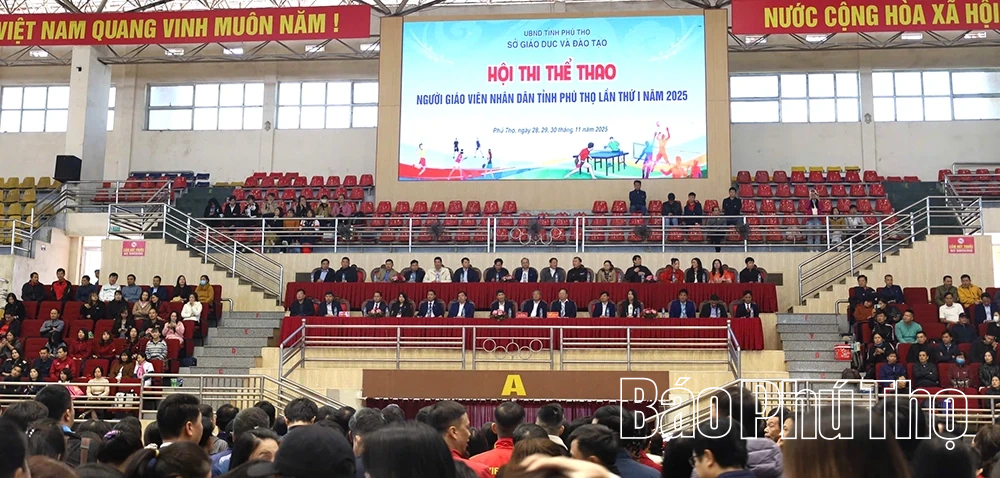 Khai mạc Hội thi thể thao Người giáo viên nhân dân