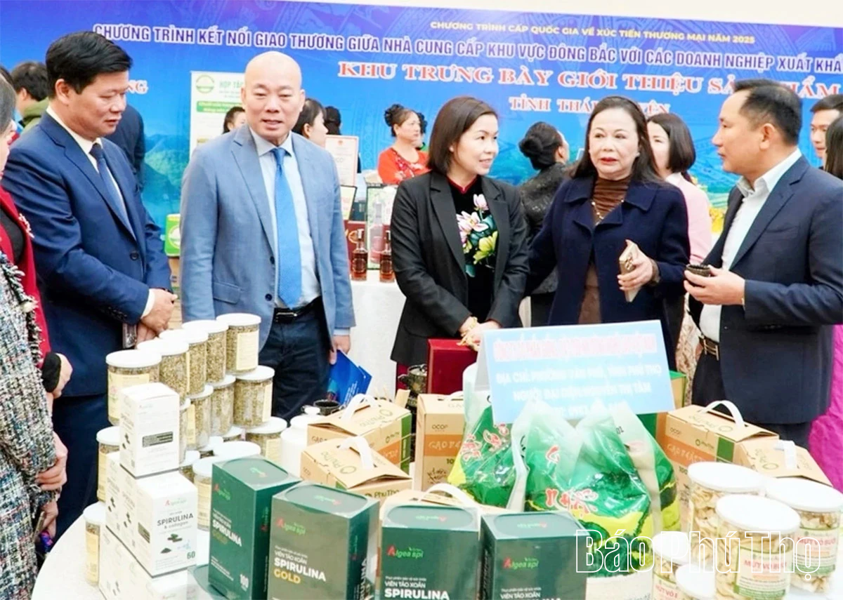 Kết nối giao thương giữa nhà cung cấp khu vực Đông Bắc với các doanh nghiệp xuất khẩu, tổ chức xúc tiến thương mại