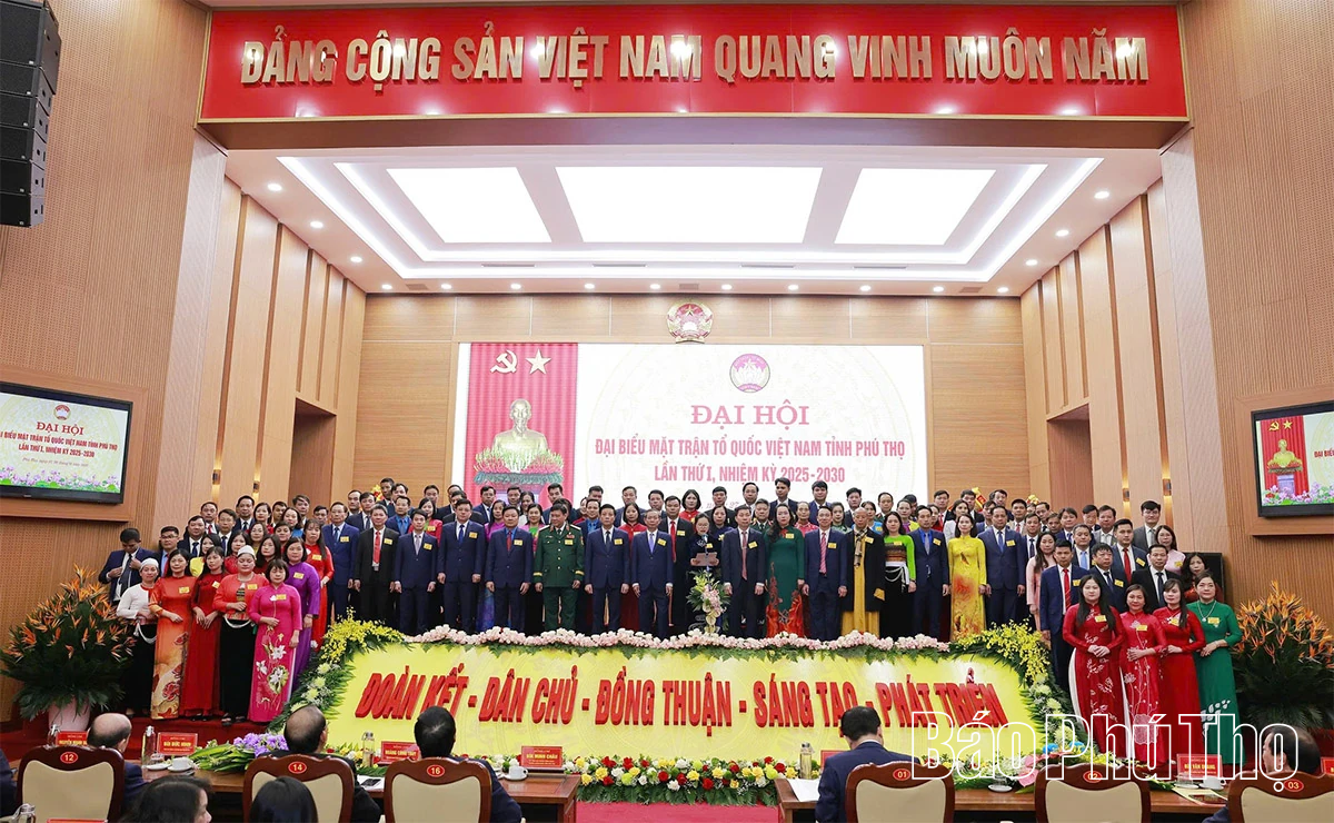 Đại hội đại biểu MTTQ Việt Nam tỉnh Phú Thọ lần thứ I, nhiệm kỳ 2025 - 2030 thành công tốt đẹp