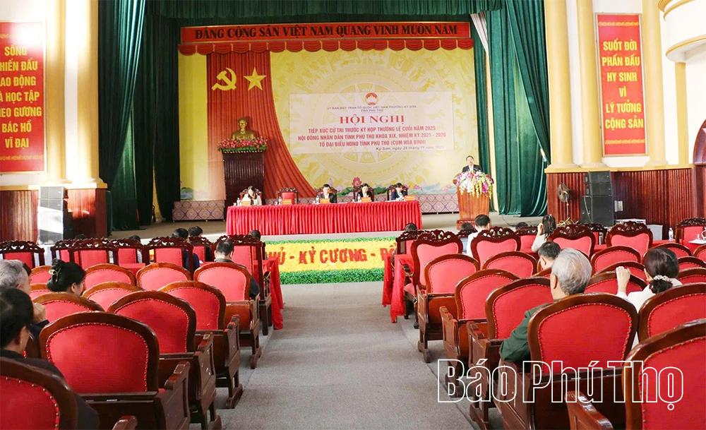 Tổ đại biểu HĐND tỉnh cụm Hòa Bình tiếp xúc cử tri trước Kỳ họp thứ Hai, HĐND tỉnh khóa XIX