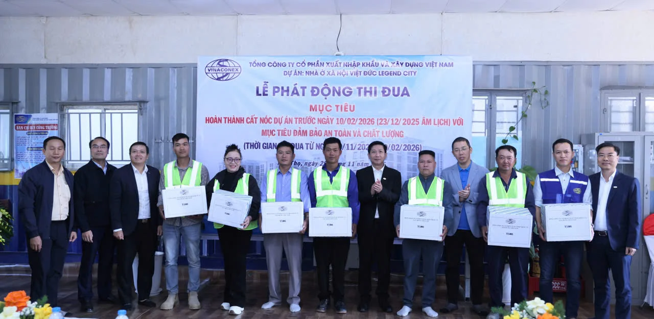 Phát động thi đua hoàn thành cất nóc Dự án nhà ở xã hội Kira Home