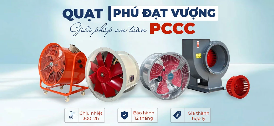 Quạt ly tâm công nghiệp tại Phú Đạt Vượng tối ưu hiệu suất cho nhà máy