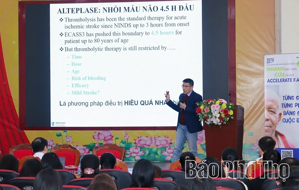 Hội thảo khoa học cập nhật chẩn – điều trị đột quỵ cấp và Xây dựng mạng lưới cấp cứu đột quỵ khu vực Hòa Bình