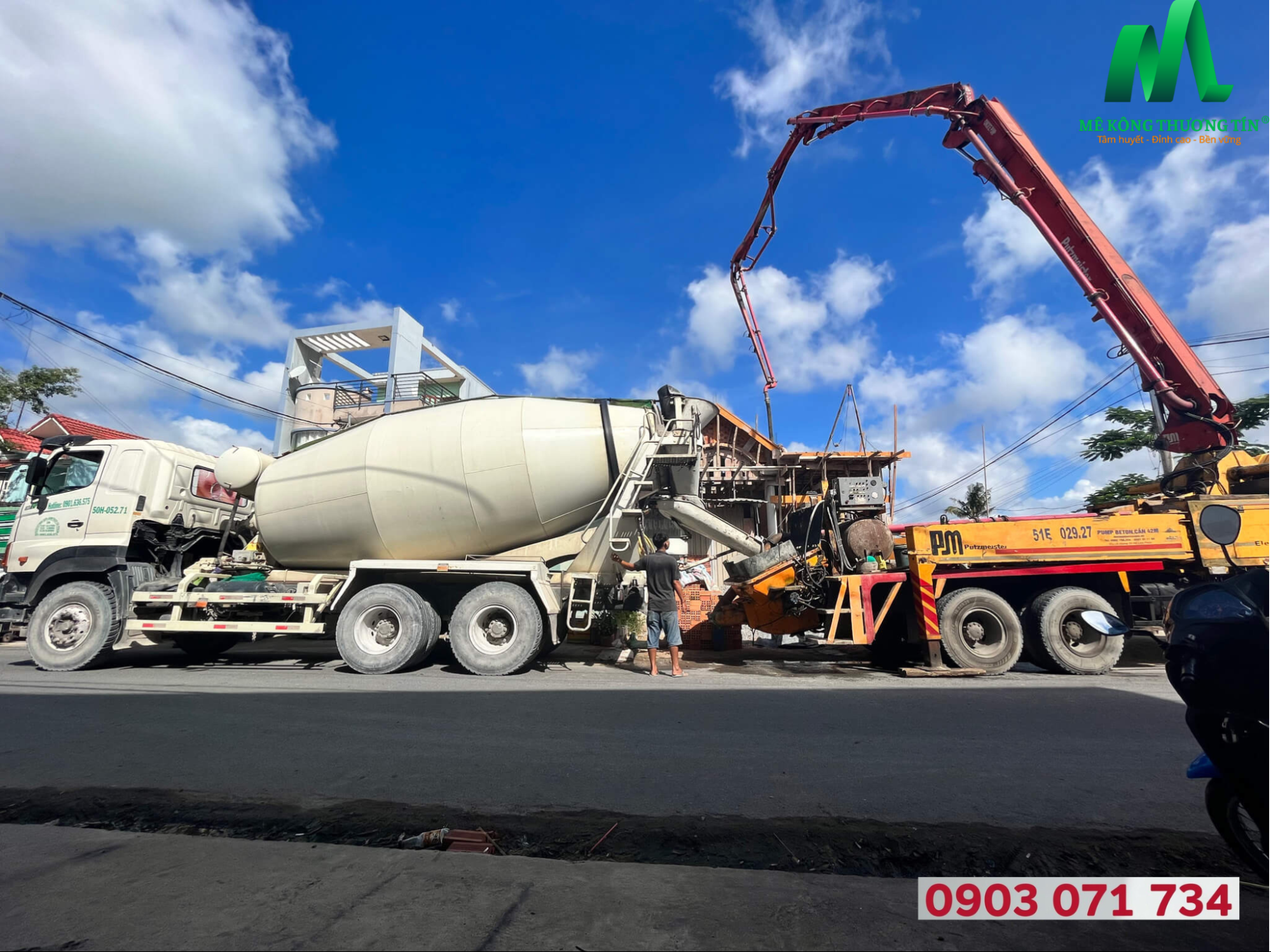 Bảng giá bê tông tươi mới nhất 2025 tại Mê Kông Thương Tín