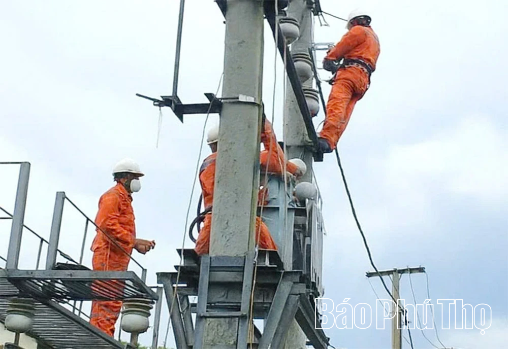 Đội QLĐLKV Thanh Thủy: Chủ động bảo đảm điện an toàn, ổn định cho dịp cuối năm