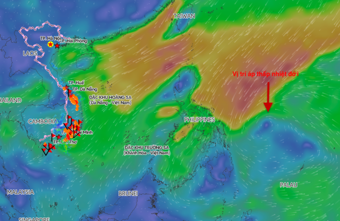 Biển Đông có thể sắp xuất hiện bão số 16
