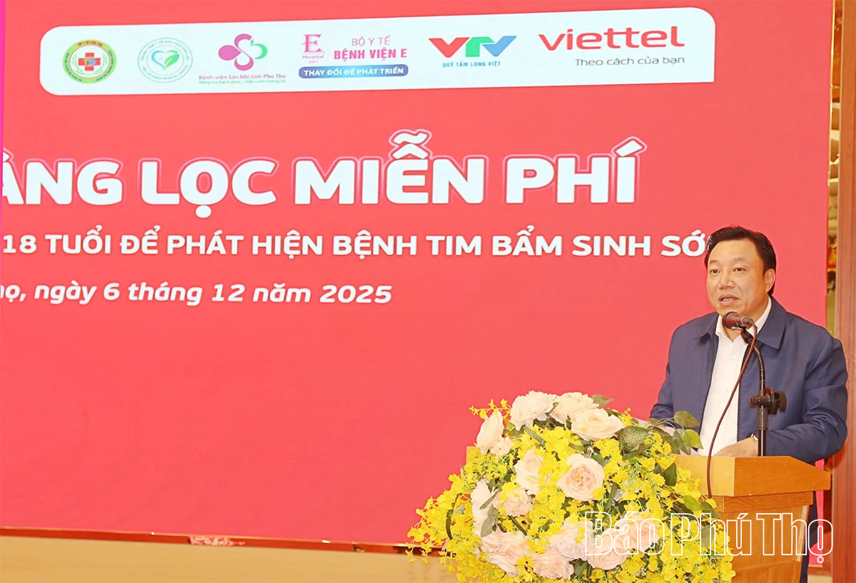 “Trái tim cho em” – Hành trình yêu thương đến với trẻ em Phú Thọ