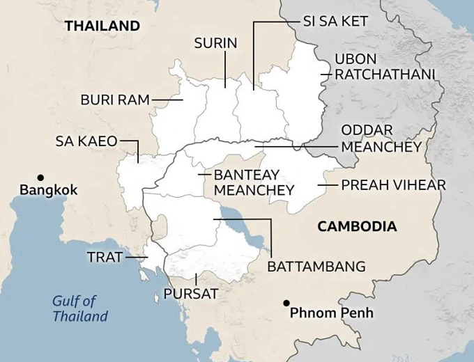 Thái Lan - Campuchia tiếp tục dùng vũ khí hạng nặng tập kích nhau
