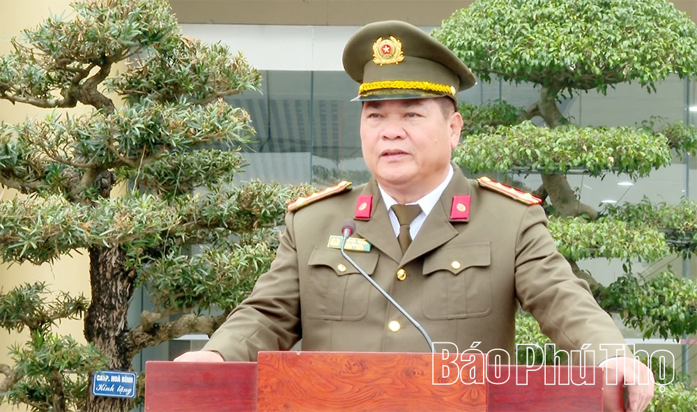 Ra quân thực hiện đợt cao điểm bảo đảm an ninh, trật tự