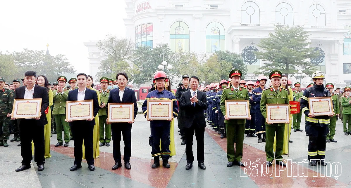 Thực tập phương án chữa cháy và cứu nạn, cứu hộ cấp tỉnh