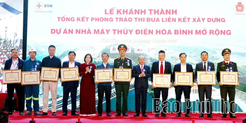 Khánh thành Nhà máy Thủy điện Hòa Bình mở rộng - Công trình trọng điểm chào mừng Đại hội XIV của Đảng