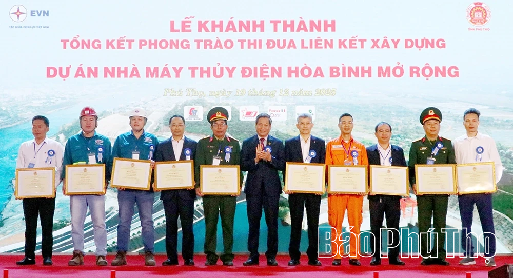 Khánh thành Nhà máy Thủy điện Hòa Bình mở rộng - Công trình trọng điểm chào mừng Đại hội XIV của Đảng