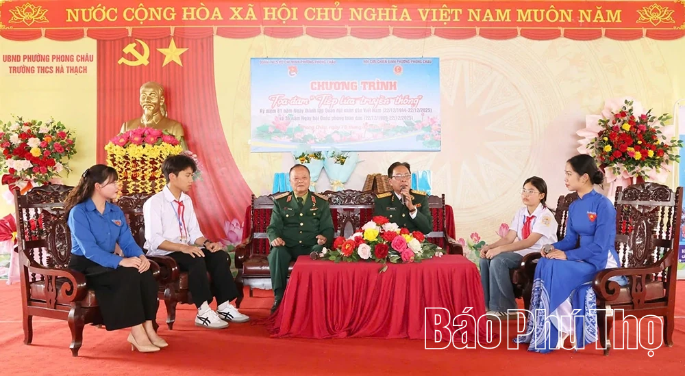 Nhiều trường học tổ chức hoạt động ý nghĩa kỷ niệm 81 năm Ngày thành lập Quân đội Nhân dân Việt Nam