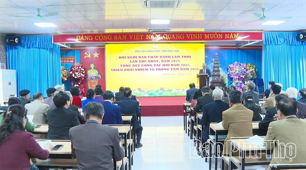 Hội nghị Ban Chấp hành Lâm thời Hội Cựu giáo chức tỉnh lần thứ I năm 2025