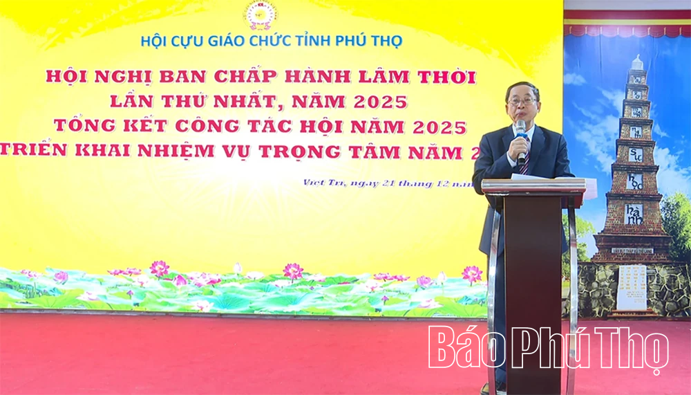 Hội nghị Ban Chấp hành Lâm thời Hội Cựu giáo chức tỉnh lần thứ I năm 2025
