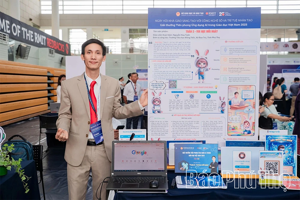 Thầy giáo trẻ tiên phong ứng dụng trí tuệ nhân tạo trong dạy học