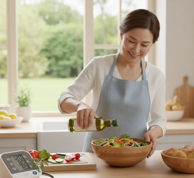 Điều gì xảy ra với huyết áp khi dùng một thìa dầu ô liu mỗi ngày?