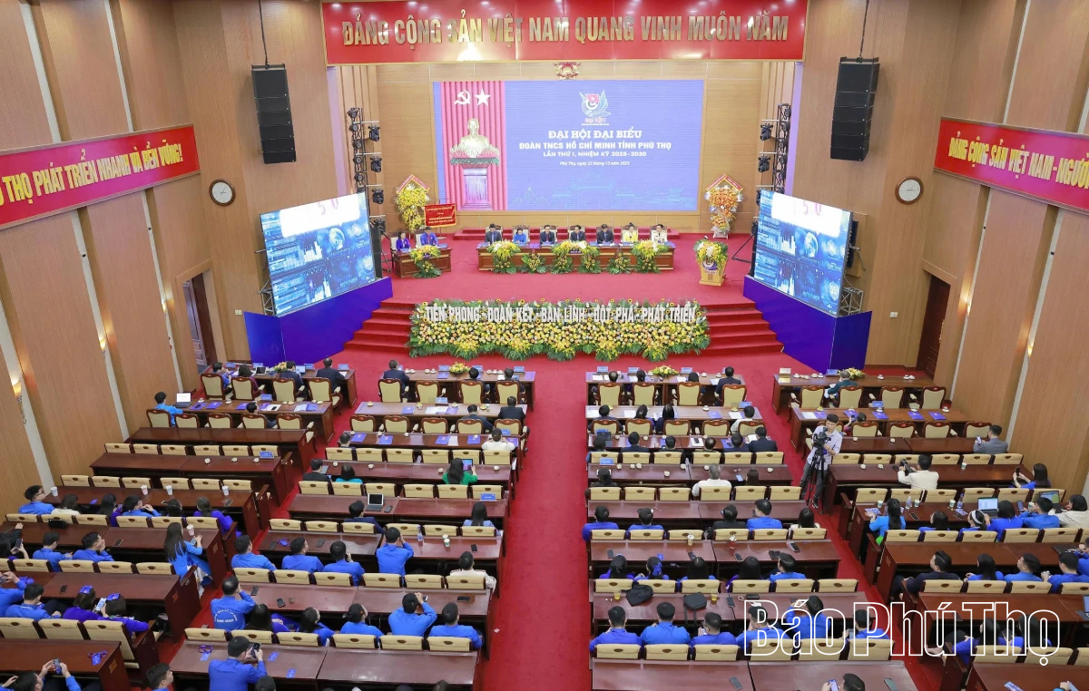 Đại hội đại biểu Đoàn TNCS Hồ Chí Minh tỉnh Phú Thọ lần thứ I, nhiệm kỳ 2025 - 2030