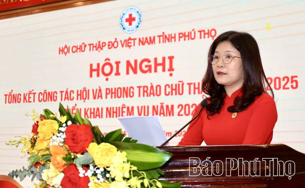 Hội Chữ thập đỏ tỉnh triển khai nhiệm vụ năm 2026 và tôn vinh “Người tốt, việc thiện”