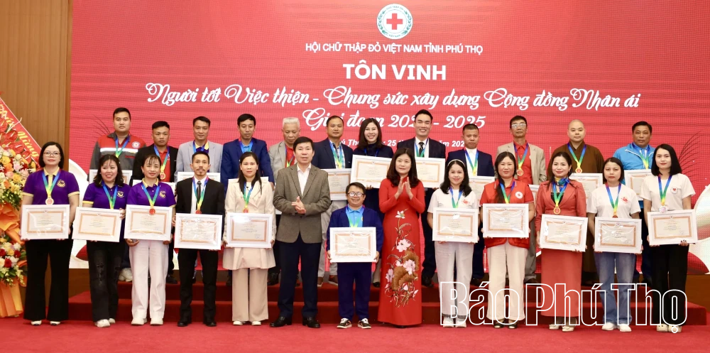 Hội Chữ thập đỏ tỉnh triển khai nhiệm vụ năm 2026 và tôn vinh “Người tốt, việc thiện”
