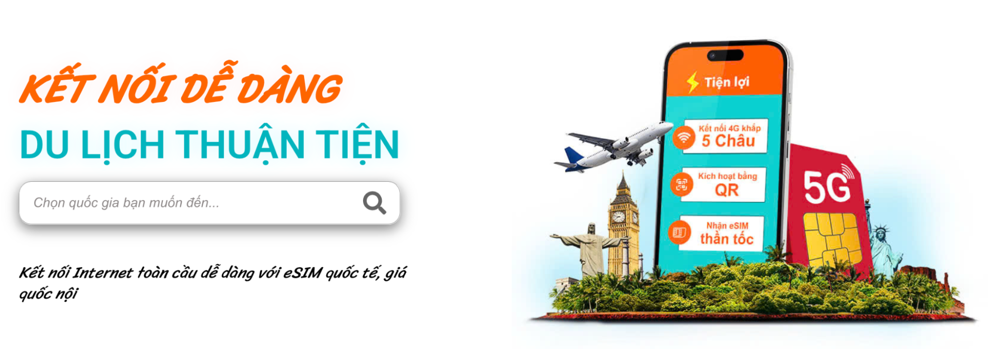 Du lịch Thái Lan dễ dàng hơn với eSIM tốc độ cao từ Hugosim.vn