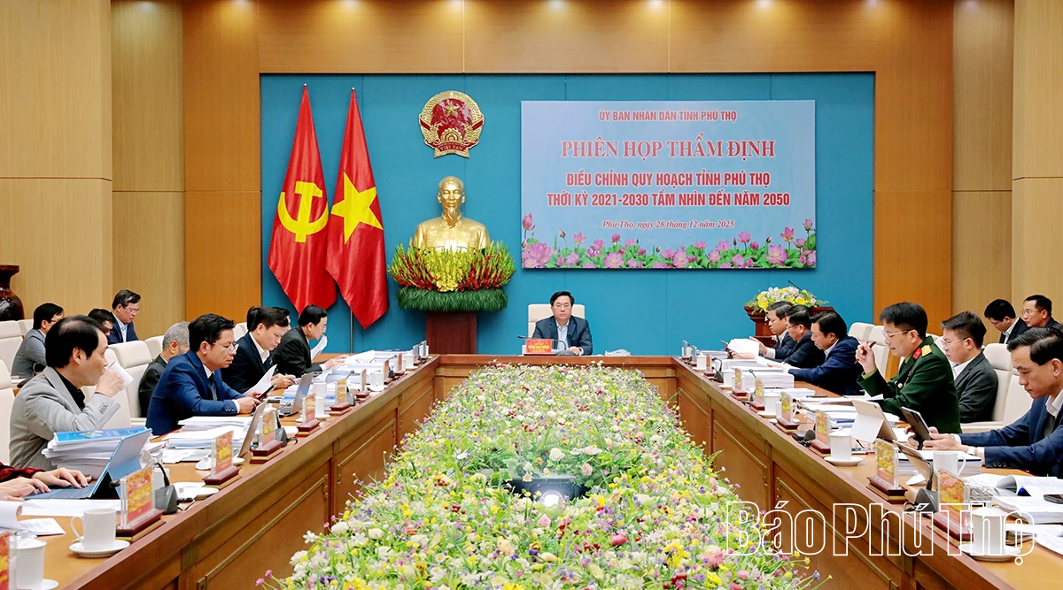 Thẩm định điều chỉnh Quy hoạch tỉnh Phú Thọ: Thiết kế không gian phát triển mới sau sáp nhập