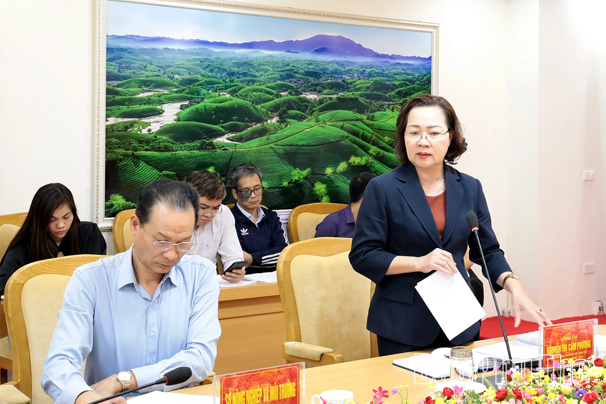 Ban Kinh tế - Ngân sách HĐND tỉnh thẩm tra các Dự thảo Nghị quyết thuộc lĩnh vực Nông nghiệp và Môi trường